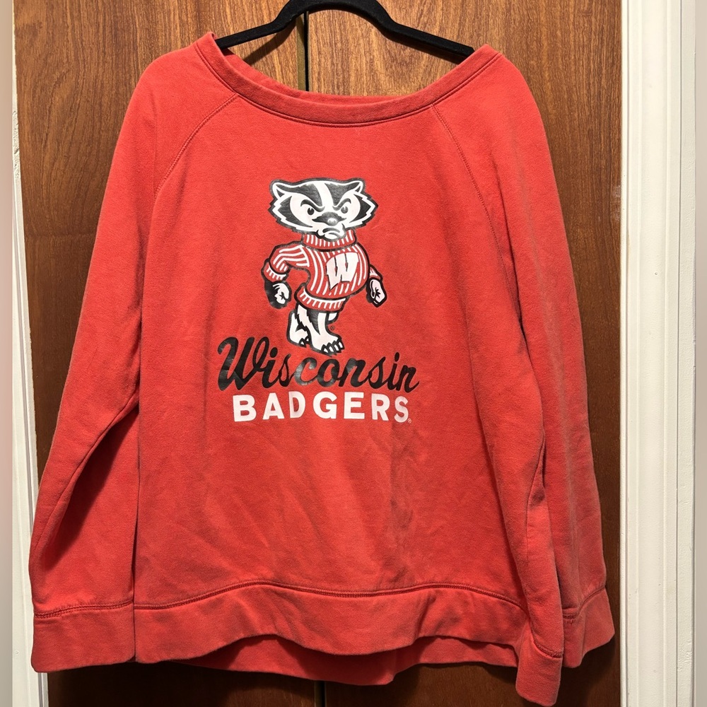 Wisconsin Badgers Women's Red Sweater